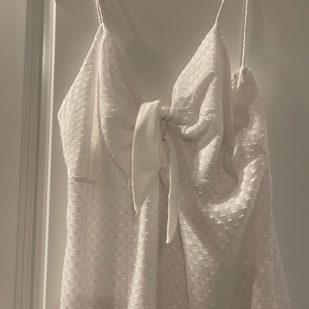 Mini white dress